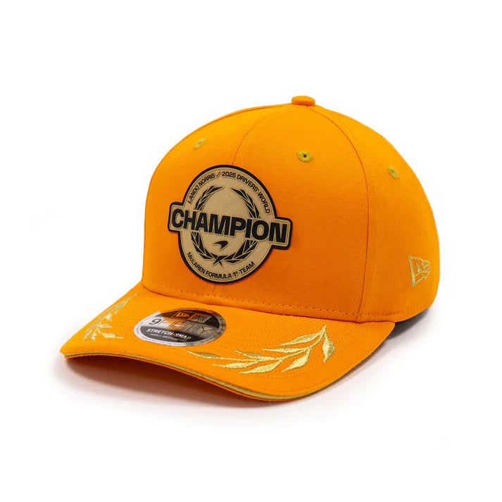 Mclaren Cap ランド・ノリス サイン入り 2025年世界チャンピオン McLaren F1 Lando Norris 2025 Drivers World Champion Adjustable Cap