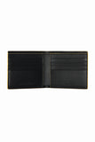 Lamborghini Leather Wallet with Yellow Trim