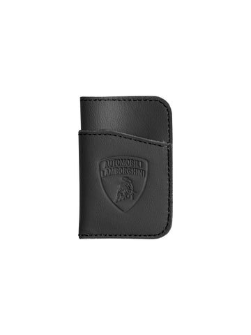 Upcycled Leather Automobili Lamborghini Credit Card Holder