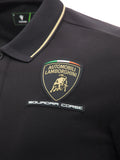 Squadra Corse men's black polo shirt