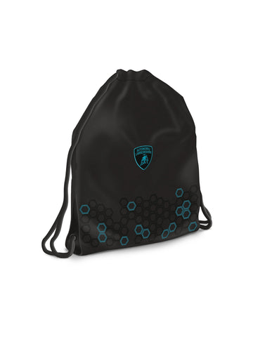AUTOMOBILI LAMBORGHINI SHIELD LOGO SCHOOL GYM BAG