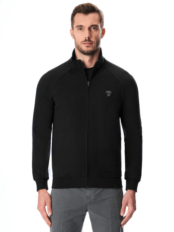 FULL ZIP SWEATSHIRT BLACK
