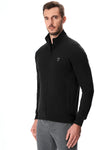 FULL ZIP SWEATSHIRT BLACK