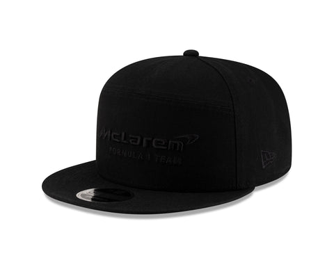 McLaren Racing F1 New Era 9Fifty Split Panel Flat Brim Hat - Stealth Black/Phantom