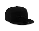 McLaren Racing F1 New Era 9Fifty Split Panel Flat Brim Hat - Stealth Black/Phantom