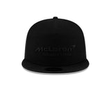 McLaren Racing F1 New Era 9Fifty Split Panel Flat Brim Hat - Stealth Black/Phantom