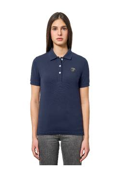 LADIES ICONIC POLO SHIRT BLUE NAVY
