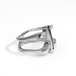 KOENIGSEGG CC SILVER STATEMENT RING