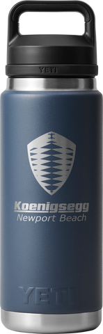 Koenigsegg Newport Beach - Yeti Rambler 26oz Chug Bottle - Navy