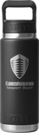 Koenigsegg Newport Beach - Yeti Rambler 26oz Straw Bottle - Black