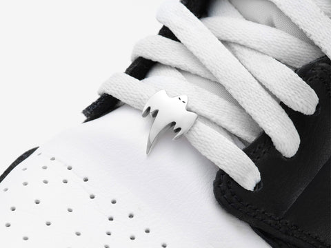 Ghost Sneaker Charm Silver – pair