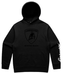 LAMBORGHINI NEWPORT BEACH BLACK HOODIE