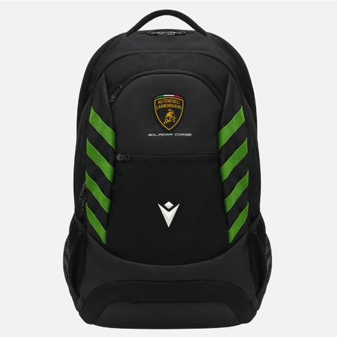 Automobili Lamborghini Squadra Corse black backpack