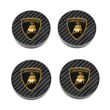 Lamborghini Carbon Fiber Center Caps Kit