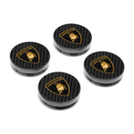 Lamborghini Carbon Fiber Center Caps Kit
