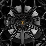Lamborghini Carbon Fiber Center Caps Kit