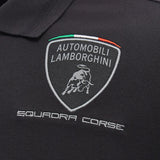 Lamborghini Squadra Corse Sportswear Polo Shirt Black