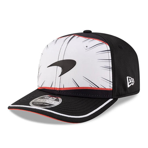 MCLAREN Japan GP Hat - Black/white stretch snapback S/M