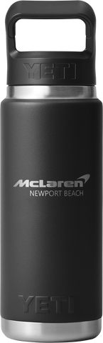 McLaren Newport Beach - Yeti Rambler 26oz Straw Bottle - Black