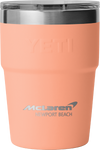 McLaren Newport Beach - Yeti Rambler 16oz Stackable Cup - peach