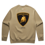 LAMBORGHINI NEWPORT BEACH CREW NECK - SAND