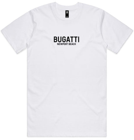Bugatti Newport Beach White Tee