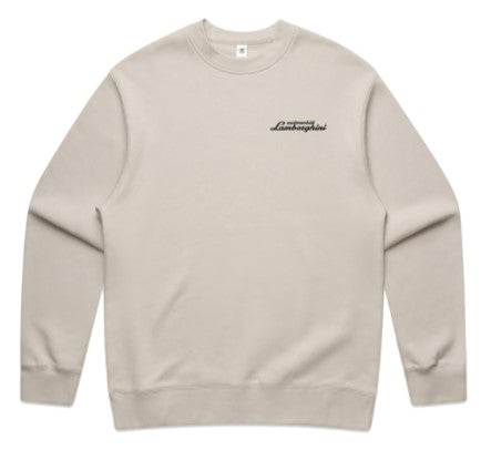 Lamborghini Newport Beach Bone Crewneck