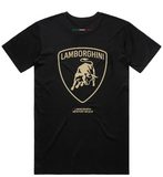 LAMBORGHINI NEWPORT BEACH BLACK T-SHIRT