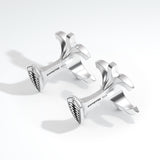 SILVER CC CUFFLINKS