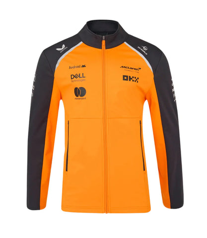 McLaren F1 2025 Team Softshell Jacket - Papaya
