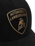 Official Automobili Lamborghini Gold Shield Logo Cap - Black