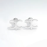 SILVER CC CUFFLINKS