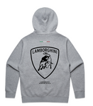 LAMBORGHINI NEWPORT BEACH GREY HOODIE