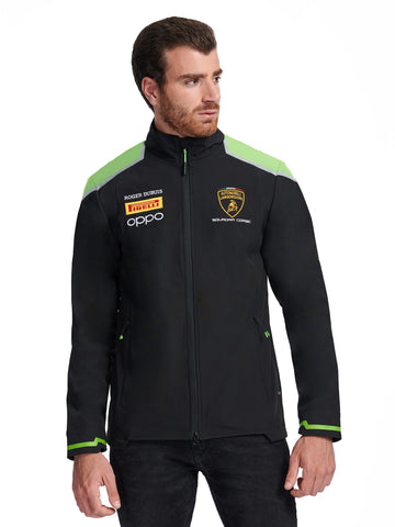 MEN'S AUTOMOBILI LAMBORGHINI SQUADRA CORSE TEAM SOFTSHELL JACKET